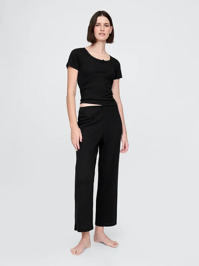 Pointelle Pj Top