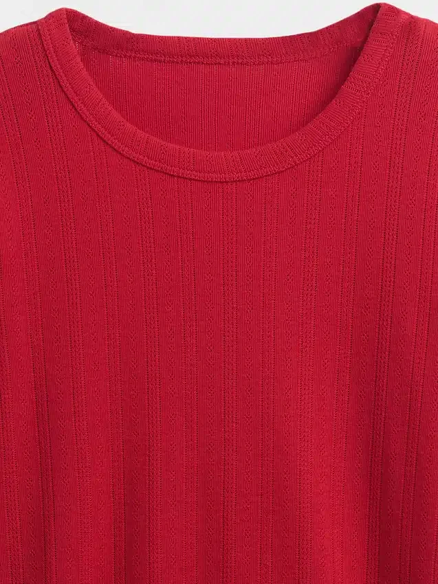 Pointelle Pj Top