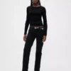 Pointelle Rib T-Shirt