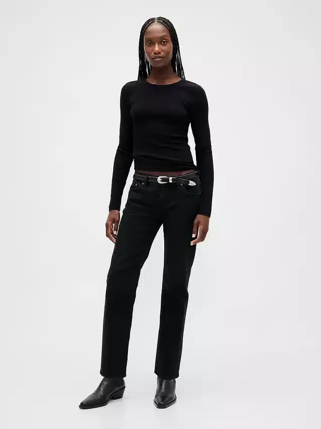 Pointelle Rib T-Shirt