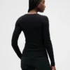 Pointelle Rib T-Shirt