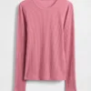Pointelle Rib T-Shirt