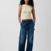 Pointelle Shell Tank Top