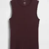 Pointelle Shell Tank Top
