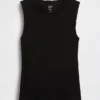 Pointelle Shell Tank Top