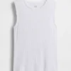 Pointelle Shell Tank Top