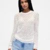 Pointelle Sweater