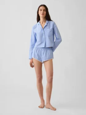 Poplin Bloomer Pj Shorts