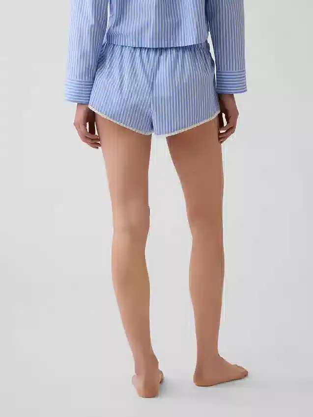 Poplin Bloomer Pj Shorts