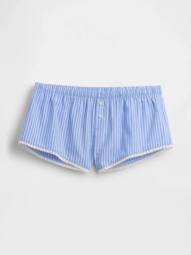 Poplin Bloomer Pj Shorts