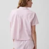 Poplin Crop Pj Shirt