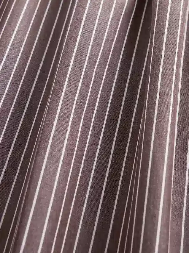 Poplin Drop-Waist Maxi Skirt