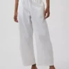 Poplin Easy Barrel Pants
