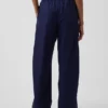 Poplin Easy Barrel Pants