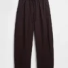 Poplin Easy Barrel Pants
