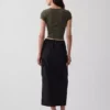 Poplin Easy Cargo Maxi Skirt