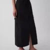 Poplin Easy Cargo Maxi Skirt