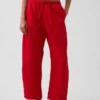 Poplin Easy Double-Knee Barrel Pants