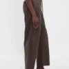 Poplin Easy Double-Knee Barrel Pants