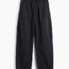 Poplin Easy Double-Knee Barrel Pants