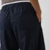 Poplin Easy Double-Knee Barrel Pants