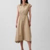 Poplin Handkerchief Shirtdress