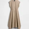 Poplin Handkerchief Shirtdress