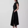 Poplin Midi Handkerchief Skirt