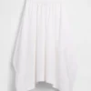 Poplin Midi Handkerchief Skirt