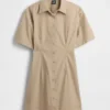 Poplin Mini Shirtdress