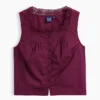 Poplin Pintuck Shell Top