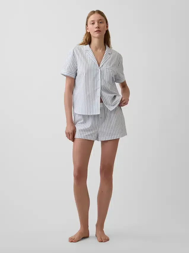 Poplin Pj Boxer Shorts