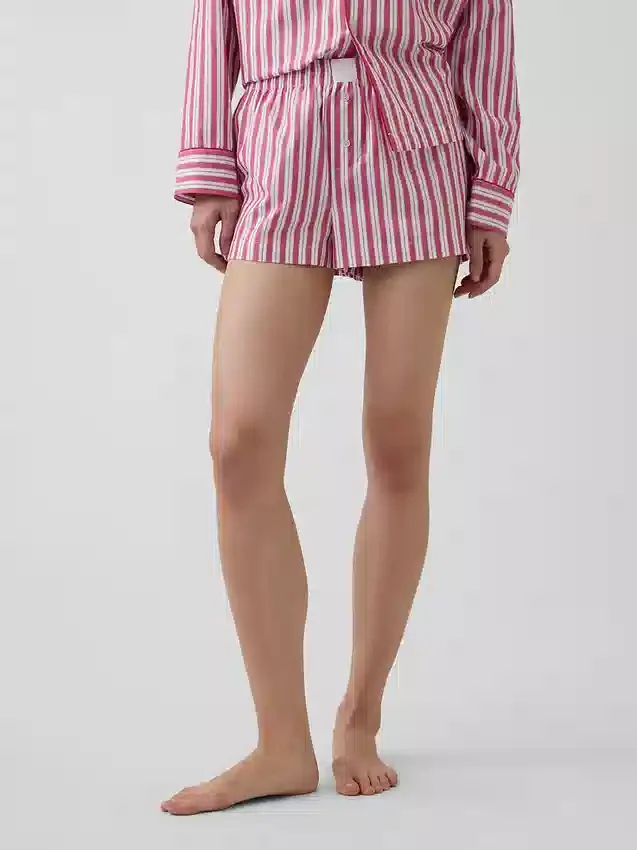 Poplin Pj Boxer Shorts