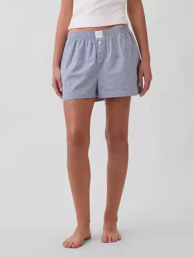 Poplin Pj Boxer Shorts