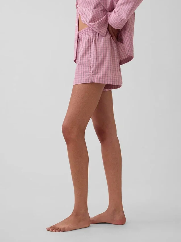 Poplin Pj Boxer Shorts