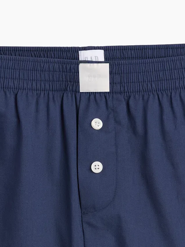Poplin Pj Boxer Shorts