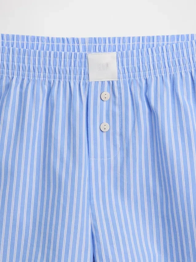 Poplin Pj Boxer Shorts