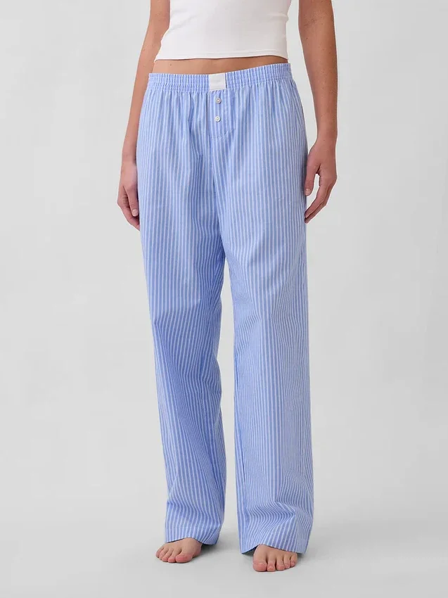 Poplin Pj Pants