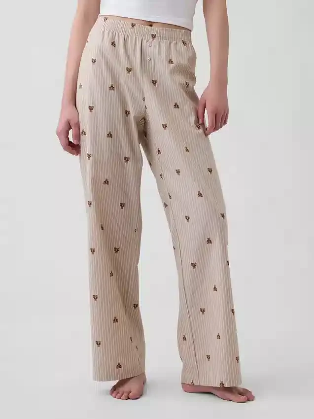 Poplin Pj Pants