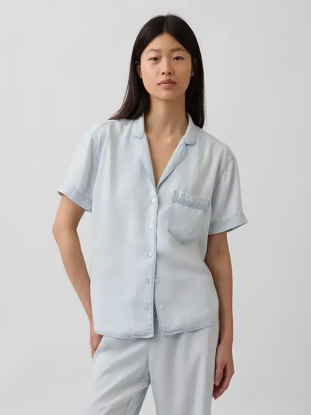 Poplin Pj Shirt
