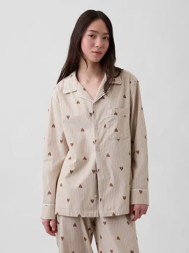 Poplin Pj Shirt
