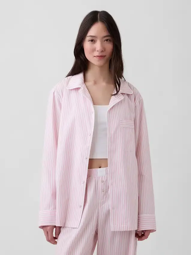 Poplin Pj Shirt