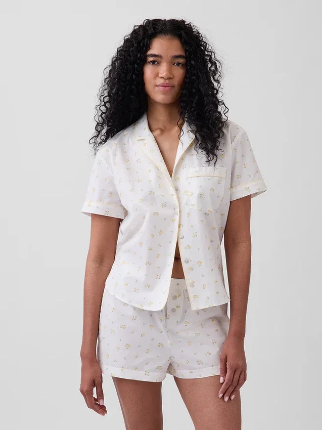 Poplin Pj Shirt