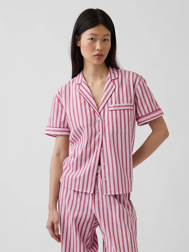 Poplin Pj Shirt