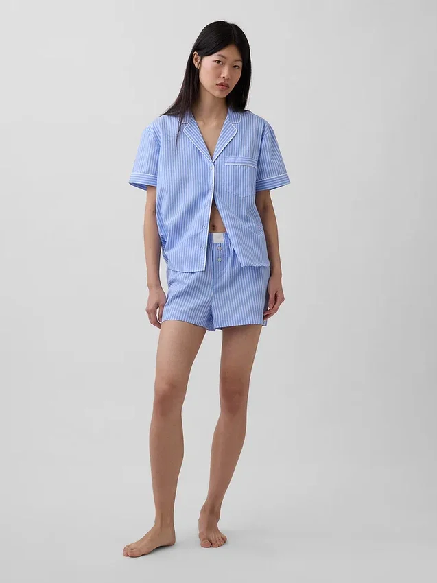 Poplin Pj Boxer Shorts
