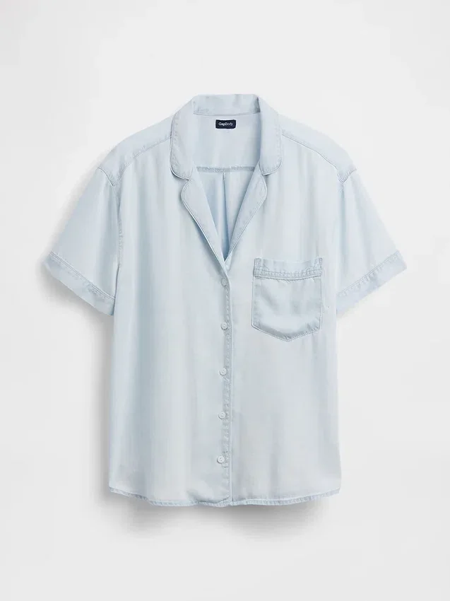 Poplin Pj Shirt