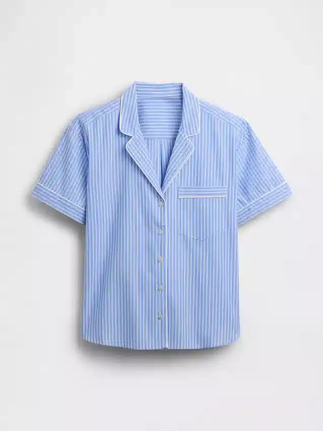 Poplin Pj Shirt