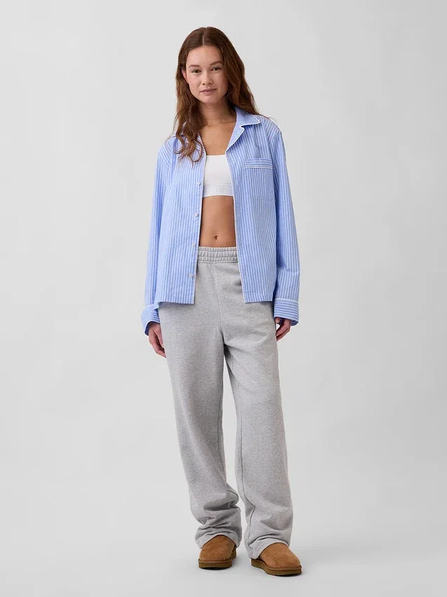 Poplin Pj Shirt