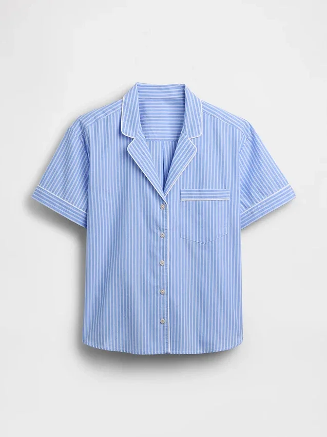 Poplin Pj Shirt