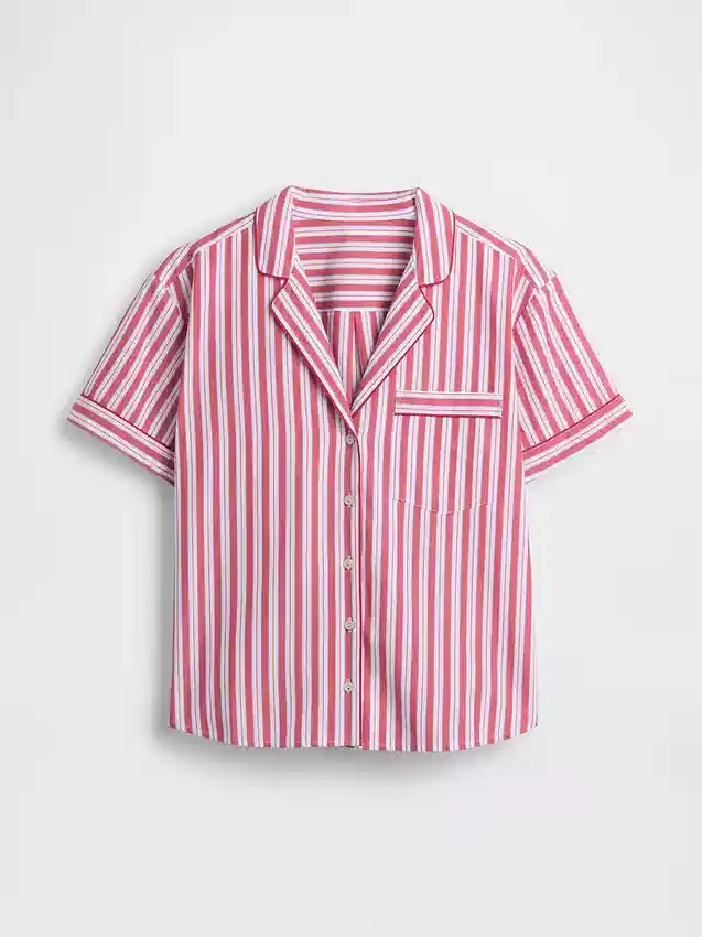 Poplin Pj Shirt